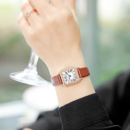 Cartier Santos Dumont Rose Gold ceinture Brun