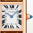 Cartier Tank Must - Rose Gold ceinture Brun