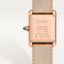 Cartier Tank Must - Rose Gold ceinture Brun