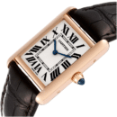 Cartier Tank Louis - Rose Gold ceinture Noir