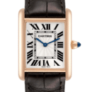 Cartier Tank Louis - Rose Gold ceinture Noir