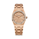 Audemars Piguet Royal Oak Or Rose - Lunette Sertie de Diamants