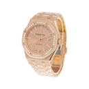Audemars Piguet Royal Oak Or Rose - Lunette Sertie de Diamants