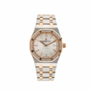 Audemars Piguet Royal Oak - Bicolore Or Rose & Acier avec Lunette Sertie
