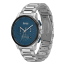 Hugo Boss Chronographe Bleu Acier
