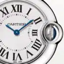 Montre Ballon Bleu de Cartier en cuir Rose