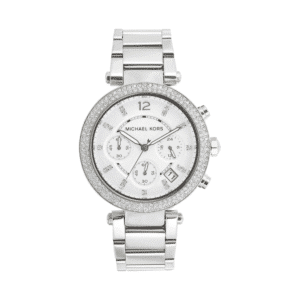 Michael Kors Parker - Montre Chronographe en Acier Inoxydable Argenté